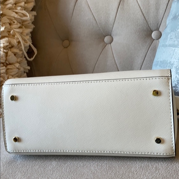 NWT Kate Spade raffia Leather Satchel - Picture 5 of 7